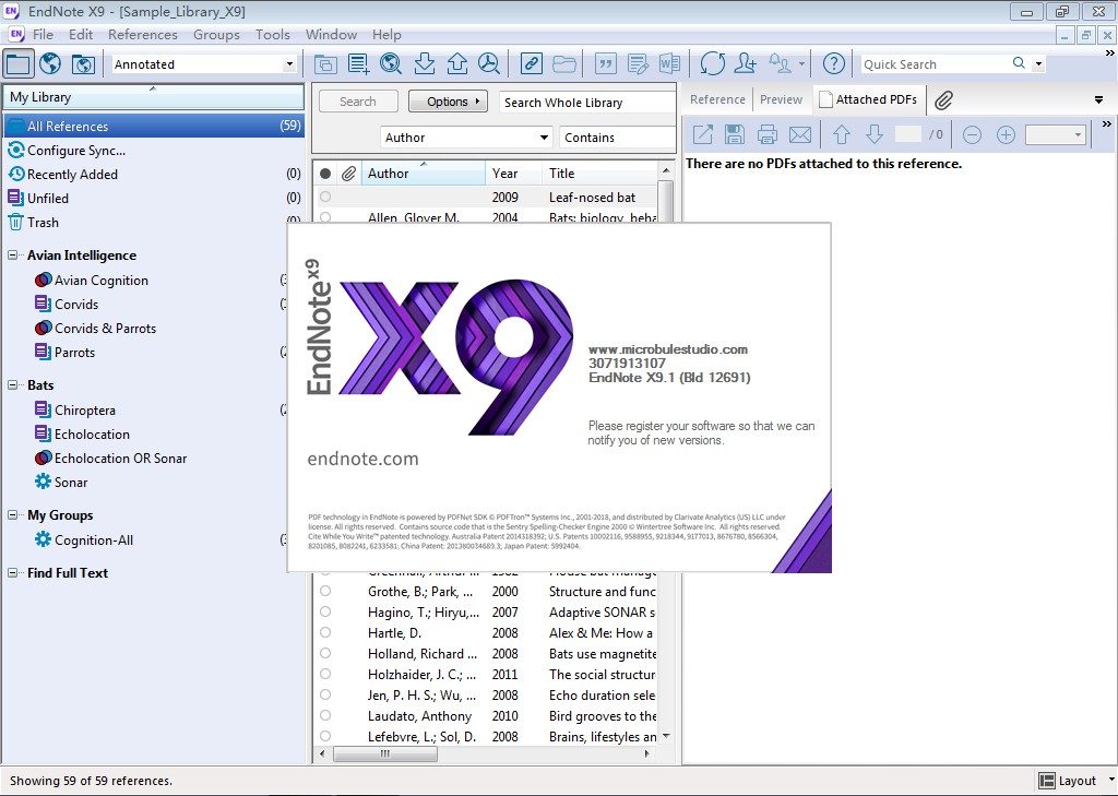 endnote online sync